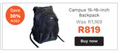 First Shop Targus campus 15-16 inch backpack offer