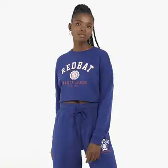 Sportscene Redbat women's navy cropped top offer