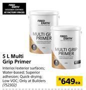 Builders Warehouse Fired earth multi grip primer-5l each offer