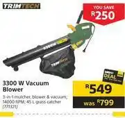 Builders Warehouse Trim tech 3300w vacuum blower offer