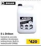 Builders Warehouse A.shak drikon-5l offer