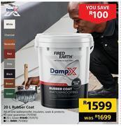 Builders Warehouse Fired earth damp x rubber coat-20l offer
