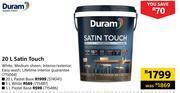 Builders Warehouse Duram satin touch-20l offer