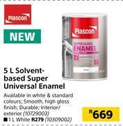 Builders Warehouse Plascon solvent based super universal enamel-5l offer