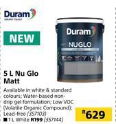 Builders Warehouse Duram nu glo matt-5l offer