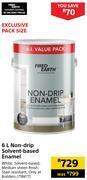 Builders Warehouse Fired earth non drip solvent based enamel-6l offer