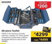 Builders Warehouse Gedore 68 piece toolkit f4503 offer