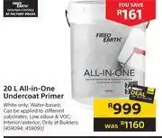 Builders Warehouse Fired earth all in one undercoat primer-20l offer