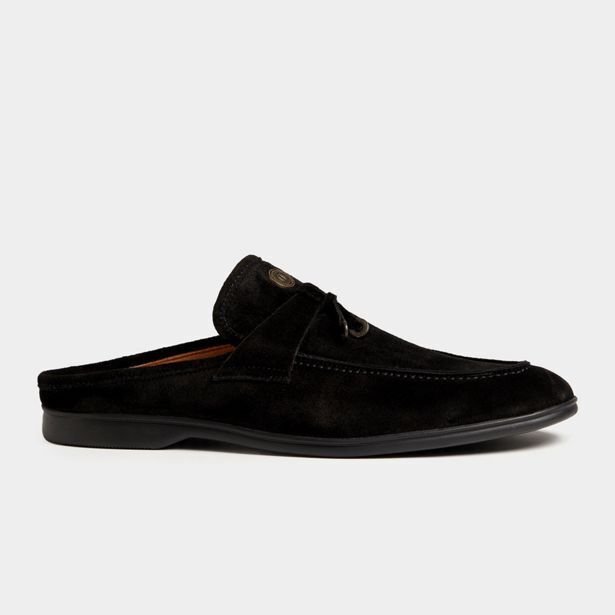 suede mule shoes