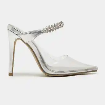 The FIX Women's clear mule with bling strap offer