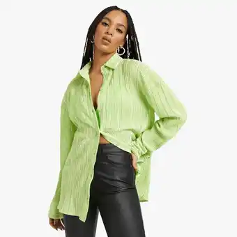The FIX Women's lime plisse shirt offer