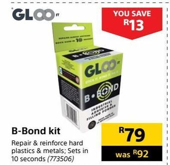Builders Warehouse B- bond kit offer