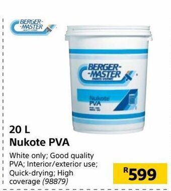 Builders Warehouse 20 l nukote pva offer