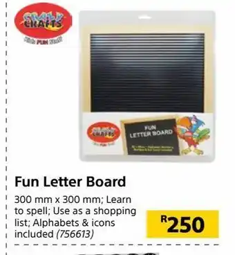 Fun letter board