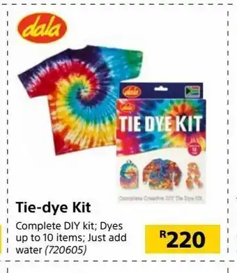 Builders Warehouse Tie-dye kit offer