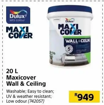 Builders Warehouse 20 l maxicover wall & ceiling offer