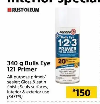 Builders Warehouse 340 g bulls eye 121 primer offer