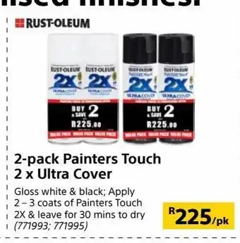 Builders Warehouse 2-pack painters touch 2 x ultra cover offer