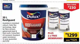 Builders Warehouse 20 l roofguard offer