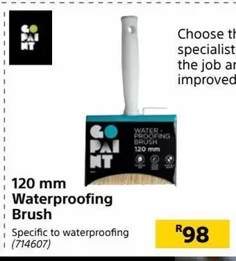Builders Warehouse 120 mm waterproofing brush offer