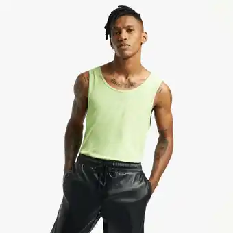 Men's lime rib slim vest