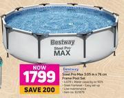 Game Bestway steel pro max 3.05m x 76cm frame pool set offer
