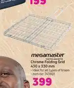 Game Megamaster chrome folding grid-430 x 330mm offer