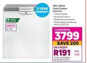 Game Defy 195l chest freezer offer