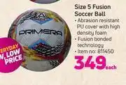 Game Drimera size 5 fusion soccer ball-each offer