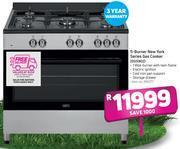 Game Defy 5 burner new york series gas cooker dgs902 offer