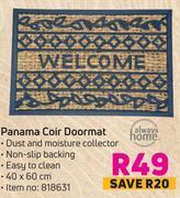 Panama coir doormat
