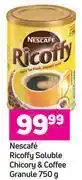 Game Nescafe ricoffy soluble chicory & coffee granule-750g offer