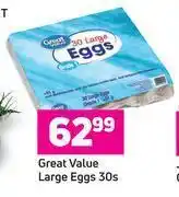 Game Great value large eggs-30's pack offer