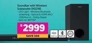 Game Hisense soundbar with wireless subwoofer hs218 offer