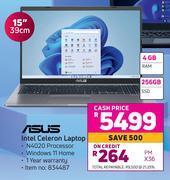Game Asus intel celeron laptop offer