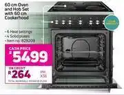 Game Hisense 60cm oven & hob set with 60cm cookerhood offer