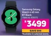 Game Samsung galaxy watch 4 40mm bt black offer
