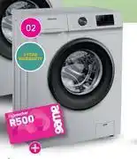 Game Hisense 6kg front loader washing machine offer