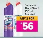Game Domestos thick bleach assorted-for any 2 x 750ml offer