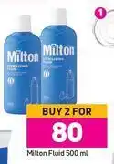 Game Milton fluid-for 2 x 500ml offer