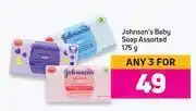 Game Johnson's baby soap assorted-for 3 x 175g offer