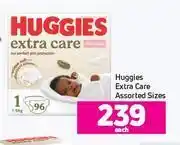 Game Huggies extra care assorted sizes-each offer