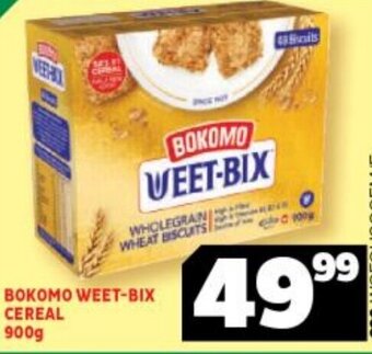 Usave Bokomo Weet-Bix Cereal 900g offer