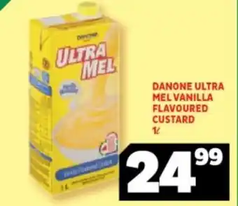 Usave Danone Ultra Mel Vanilla Flavoured Custard 1 ℓ offer