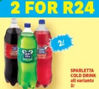 Usave Sparletta Cold Drink 2 ℓ offer