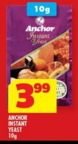 Anchor Instant Yeast 10g