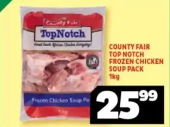 Usave County Faie Top Notch Frozen Chicken Soup Pack 1kg offer