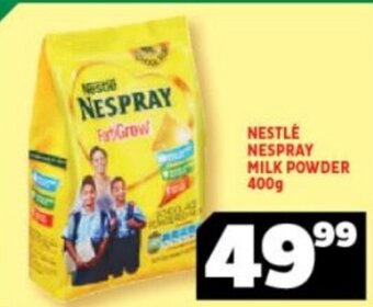 Usave Nestle Nespray Milk Powder 400g offer