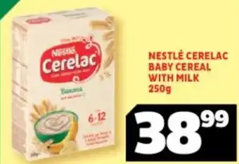 Usave Nestle Cerelac Baby Cereal with Milk 250g offer