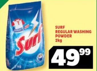 Usave Surf Regular Washing Powder 2kg offer